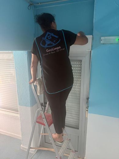 Trabalho de limpeza da GeoLimpa